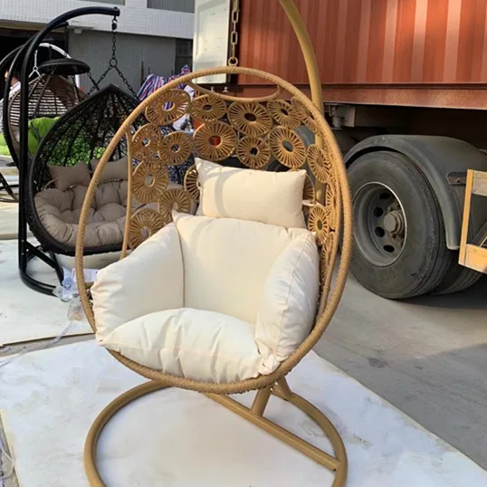 ハンギングバスケットラタンチェア、室内用ハンモック、ダブルス - Spider Plant Hanging のレビューと価格