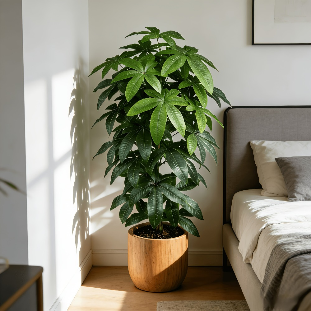 人工の金のなる木パキラ・アクアティカは、科学的にも知られる金 - Ficus Lyrata Tree のレビューと価格